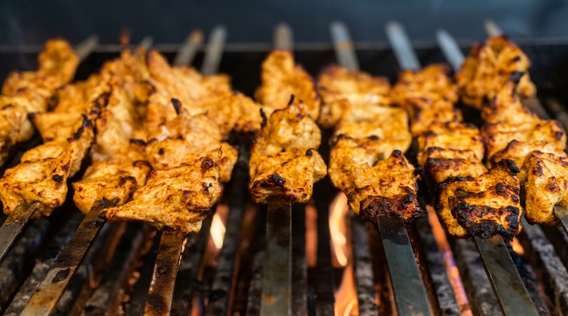 Halal BBQ, made over open flames