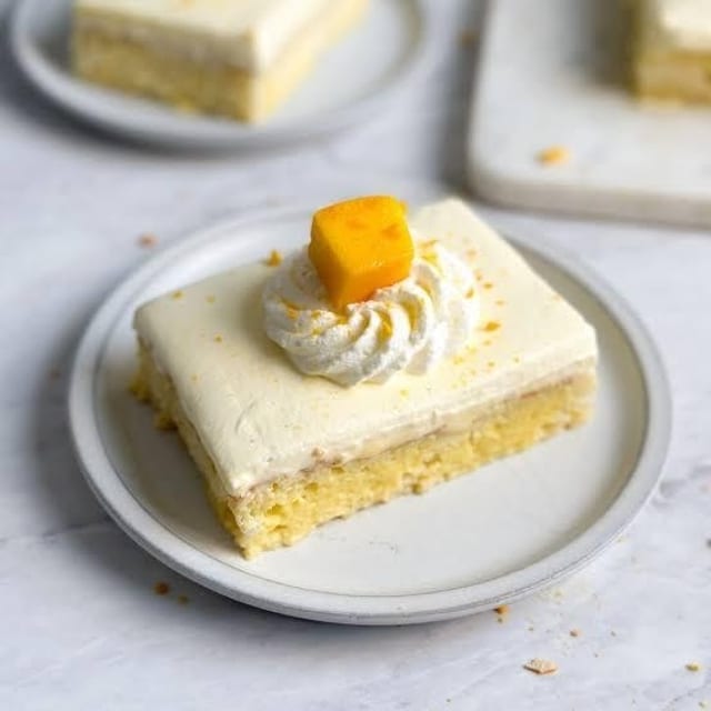 Mango Tres Leches Cake.